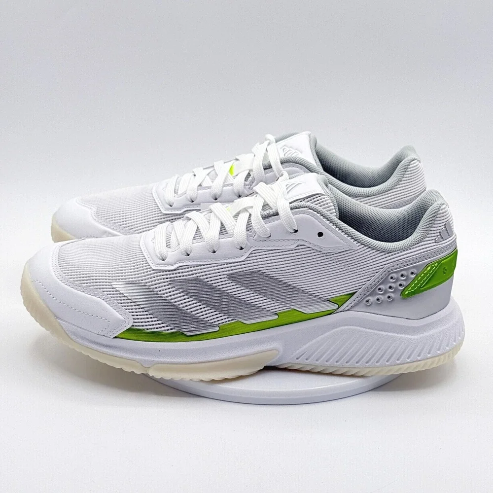 Adidas Padel Shoes Court Quick Size 9 Womens White/Silver Padeltennis JP7229